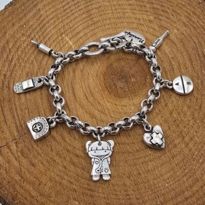 Pulsera enfermera 7 charms
